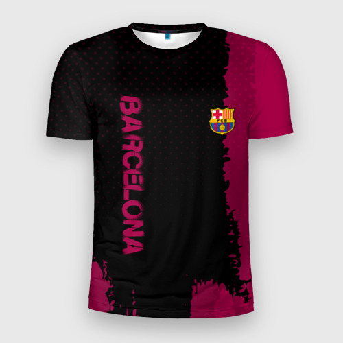 Мужская футболка 3D Slim Barcelona sport, цвет 3D печать