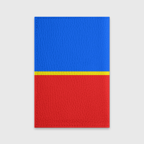 Обложка для паспорта матовая кожа Самара, цвет бирюзовый - фото 2