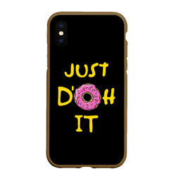 Чехол для iPhone XS Max матовый Just Doh it