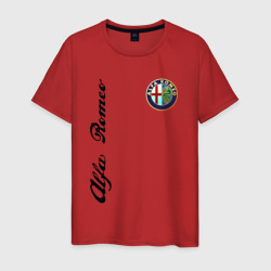 Мужская футболка хлопок Alfa Romeo Automobiles S.p.A