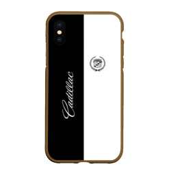 Чехол для iPhone XS Max матовый Cadillac