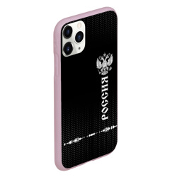 Чехол для iPhone 11 Pro матовый Russia-collection black 2018 - фото 2