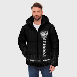 Мужская зимняя куртка 3D Russia-collection black 2018 - фото 2