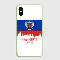 Чехол для iPhone XS Max матовый Krasnodar Краснодарский край