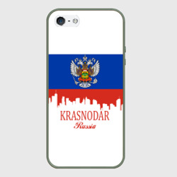 Чехол для iPhone 5/5S матовый Krasnodar Краснодарский край
