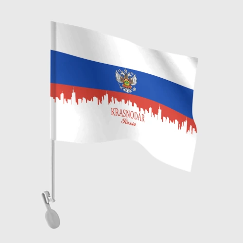 Флаг для автомобиля Krasnodar Краснодарский край