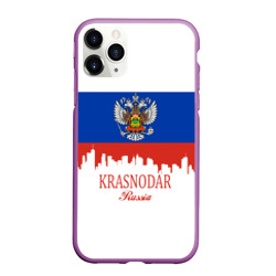 Чехол для iPhone 11 Pro Max матовый Krasnodar Краснодарский край