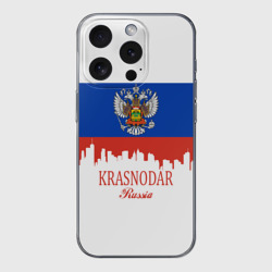 Чехол для iPhone 15 Pro Max силиконовый с защитой камеры Krasnodar Краснодарский край