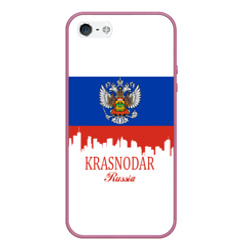 Чехол для iPhone 5/5S матовый Krasnodar Краснодарский край