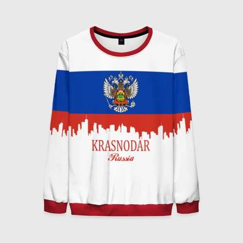 Мужской свитшот 3D Krasnodar Краснодарский край
