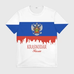 Мужская футболка 3D Krasnodar Краснодарский край