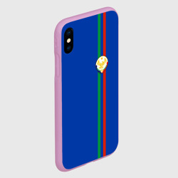 Чехол для iPhone XS Max матовый Дагестан, лента с гербом - фото 2