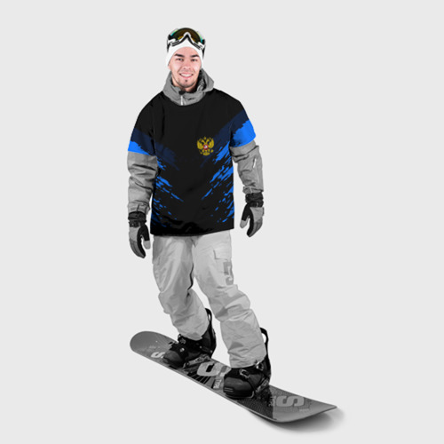 Накидка на куртку 3D Russia-sport collection BLUE, цвет 3D печать - фото 3