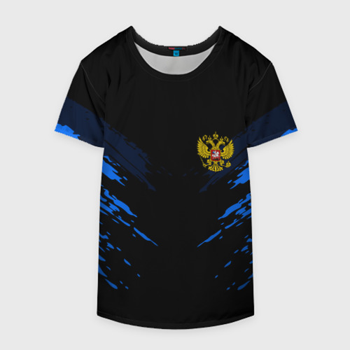 Накидка на куртку 3D Russia-sport collection BLUE, цвет 3D печать - фото 4