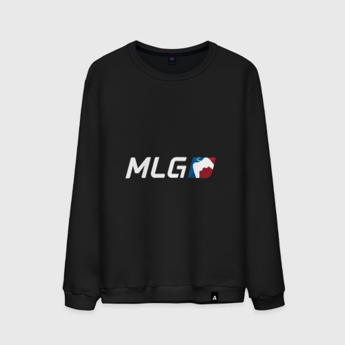 Мужской свитшот хлопок MLG, цвет черный