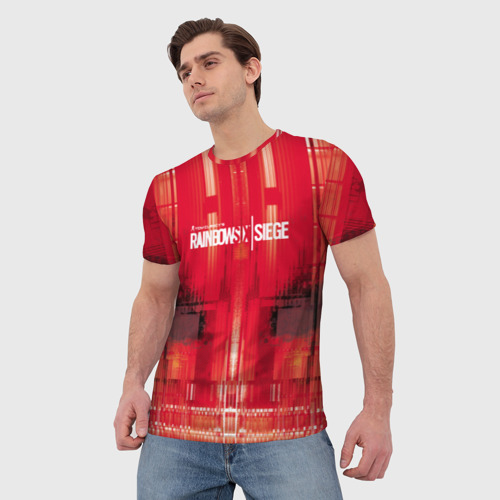Мужская футболка 3D Rainbow six Siege, цвет 3D печать - фото 3