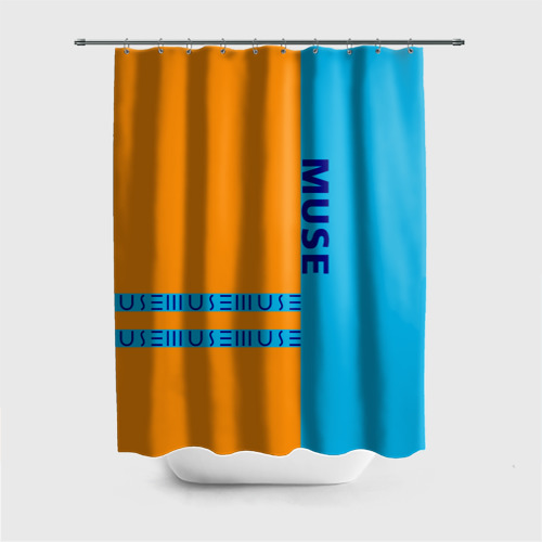 Штора 3D для ванной Muse Фото 01 Штора 3D для ванной Muse Фото 01
