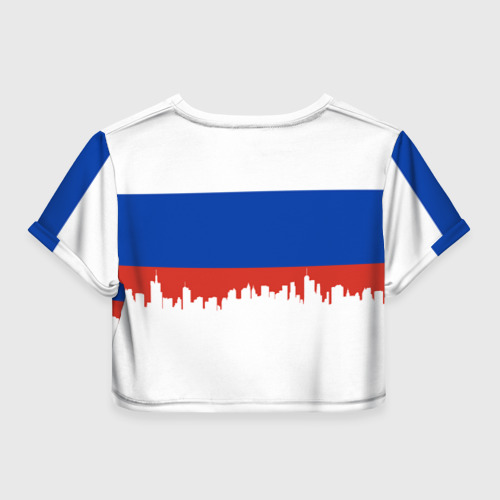 Женская футболка Crop-top 3D Crimea (Крым), цвет 3D печать - фото 2