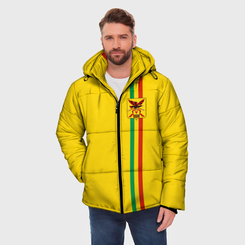 Мужская зимняя куртка 3D Забайкальский край, цвет красный - фото 3