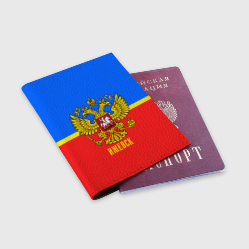 Обложка для паспорта матовая кожа Ижевск - фото 3