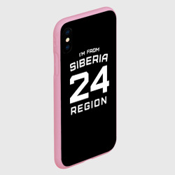 Чехол для iPhone XS Max матовый I'm from Siberia - Красноярск 24 - фото 2