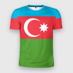 Мужская футболка 3D Slim Азербайджан