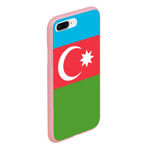 Чехол для iPhone 7Plus/8 Plus матовый с принтом Азербайджан, вид сбоку #3