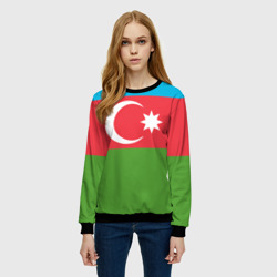 Женский свитшот 3D Азербайджан - фото 2