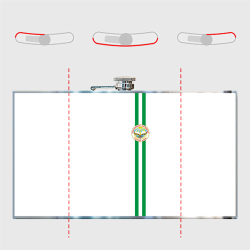 Фляга Ингушетия, лента с гербом - фото 5