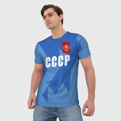 Мужская футболка 3D Лев Яшин ретро - фото 2
