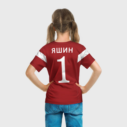 Детская футболка 3D Лев Яшин ретро #2 - фото 6