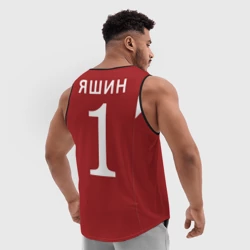 Мужская спортивная майка 3D Лев Яшин ретро #2 - фото 2