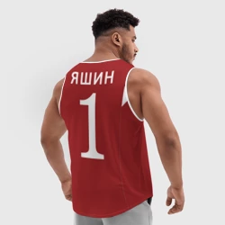 Мужская спортивная майка 3D Лев Яшин ретро #2 - фото 2