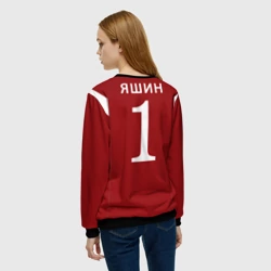 Женский свитшот 3D Лев Яшин ретро #2 - фото 2