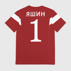 Мужская футболка 3D Лев Яшин ретро #2