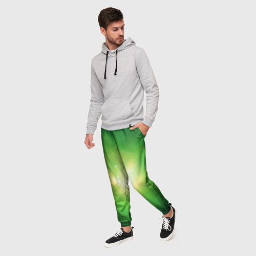 Мужские брюки 3D GREEN SPACE, цвет 3D печать - фото 3