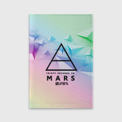 Обложка для паспорта матовая кожа 30 Seconds to Mars