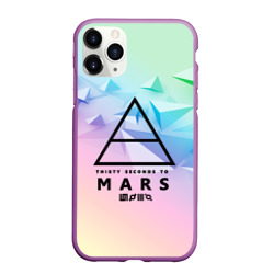 Чехол для iPhone 11 Pro Max матовый 30 Seconds to Mars