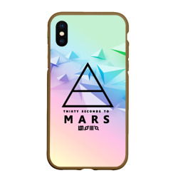 Чехол для iPhone XS Max матовый 30 Seconds to Mars