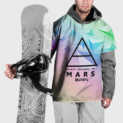 Накидка на куртку 3D 30 Seconds to Mars, цвет 3D печать