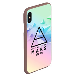 Чехол для iPhone XS Max матовый 30 Seconds to Mars - фото 2