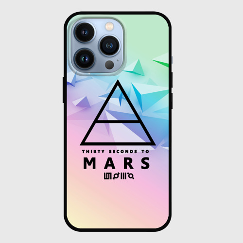 Чехол для iPhone 13 Pro 30 Seconds to Mars, цвет черный