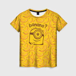 Женская футболка 3D Banana?