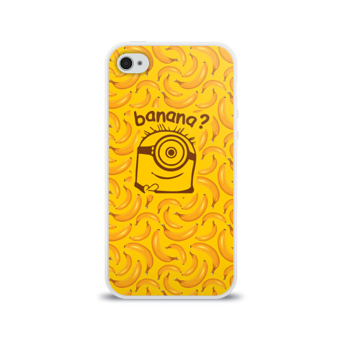 Чехол для Apple iPhone 4/4S силиконовый глянцевый Banana? Фото 01 Чехол для Apple iPhone 4/4S силиконовый глянцевый Banana? Фото 01