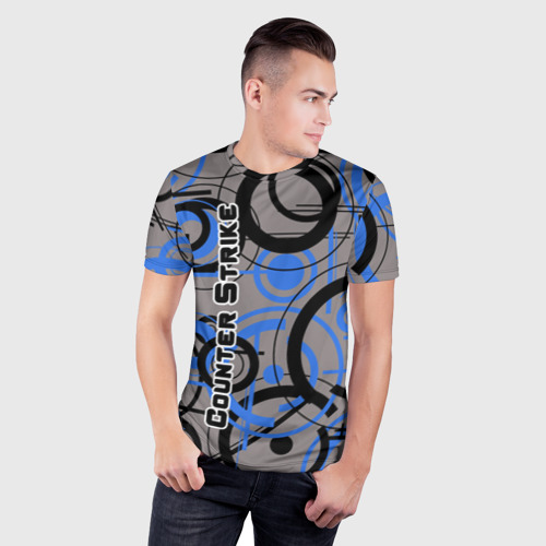 Мужская футболка 3D Slim Counter Strike, цвет 3D печать - фото 3
