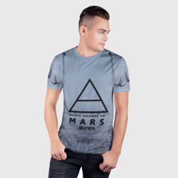 Мужская футболка 3D Slim 30 Seconds to Mars - фото 2