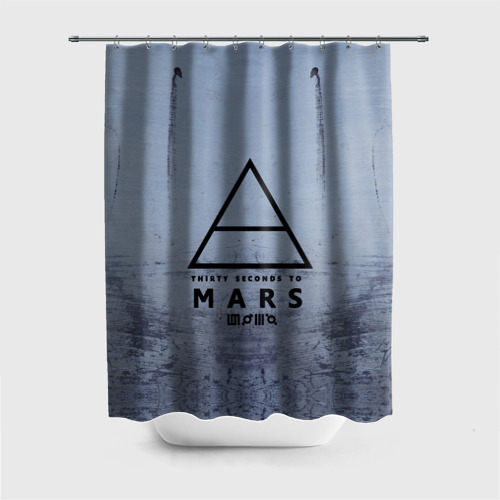 Штора 3D для ванной 30 Seconds to Mars