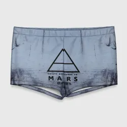 Мужские купальные плавки 3D 30 Seconds to Mars