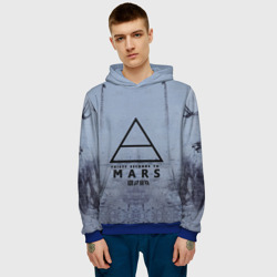 Мужская толстовка 3D 30 Seconds to Mars - фото 2