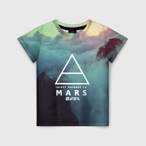 Детская футболка 3D 30 Seconds to Mars, цвет 3D печать